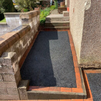 Busby Glasgow bungalow path detail