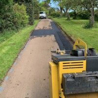 Farm Road repairs in Berwickshire