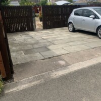 Wallyford EH21 small driveway, BEFORE PICTURE